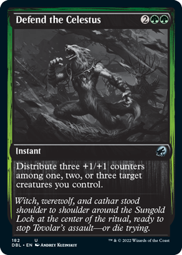 Defend the Celestus [Innistrad: Double Feature] Magic: The Gathering