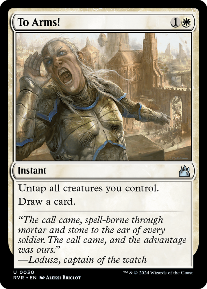 To Arms! [Ravnica Remastered] Magic: The Gathering