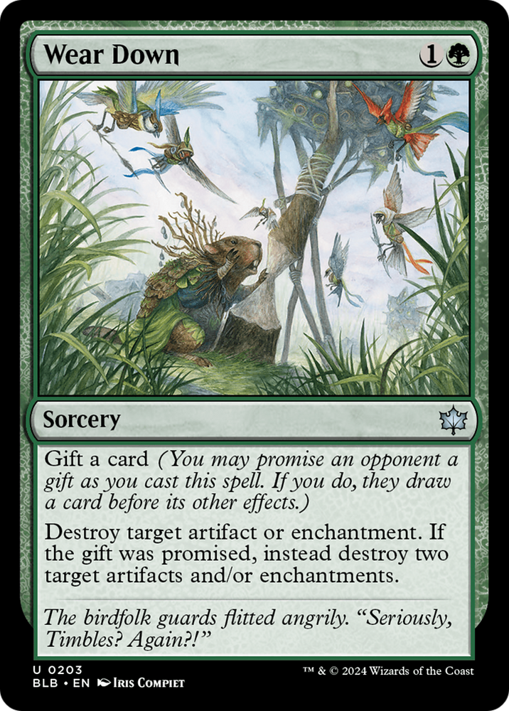 Wear Down [Bloomburrow] Magic: The Gathering