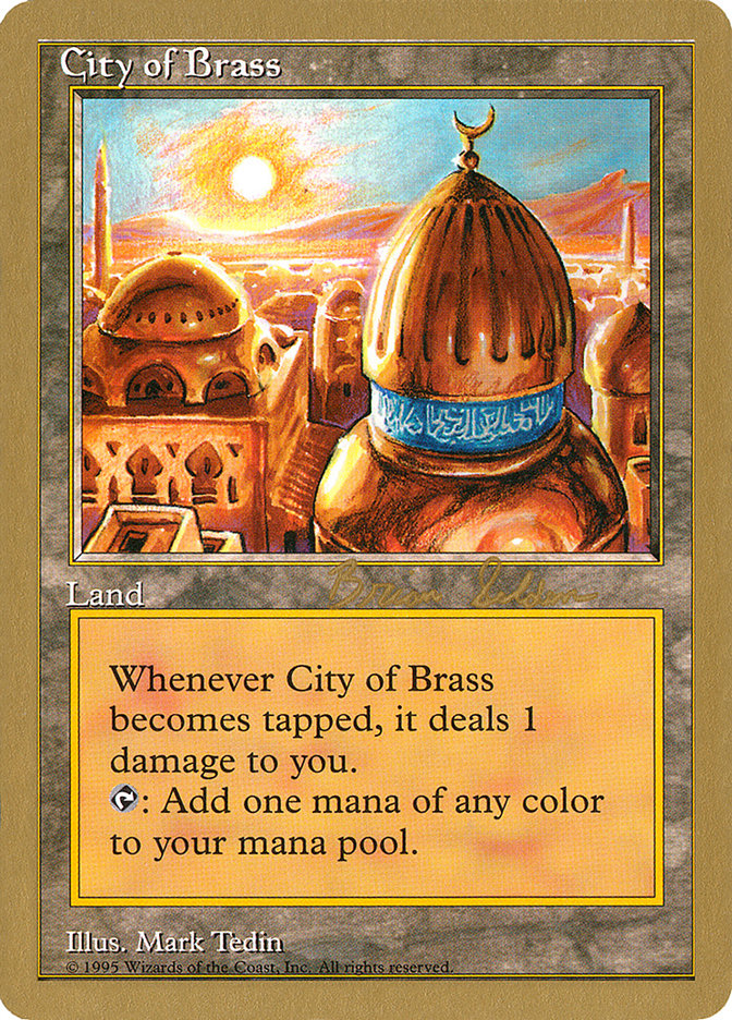 City of Brass (Brian Selden) [World Championship Decks 1998] Magic: The Gathering