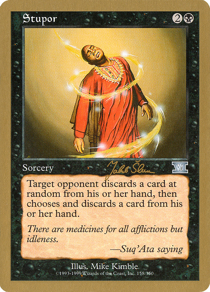 Stupor (Jakub Slemr) [World Championship Decks 1999] Magic: The Gathering