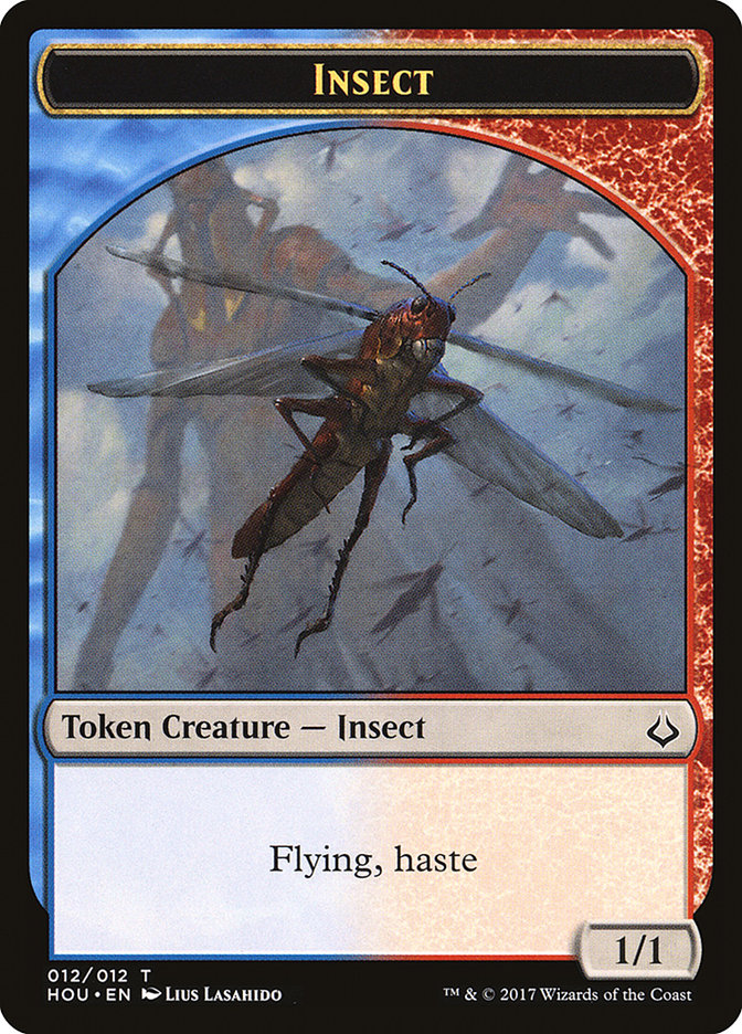 Insect Token [Hour of Devastation Tokens] Magic: The Gathering