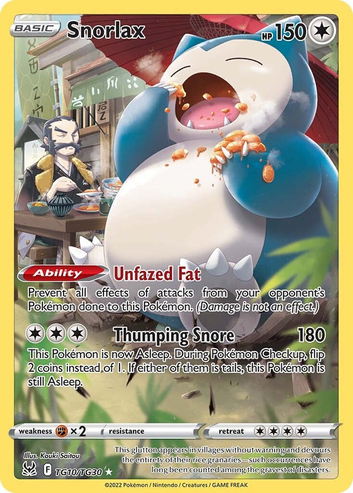 Snorlax (TG10/TG30) [Sword & Shield: Lost Origin] Pokémon
