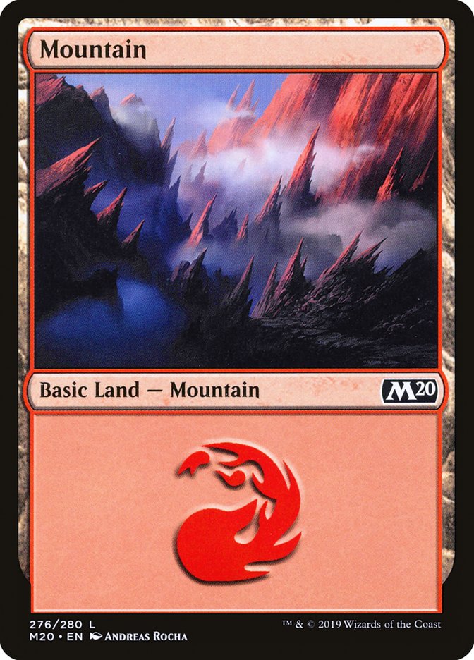 Mountain (276) [Core Set 2020] Magic: The Gathering