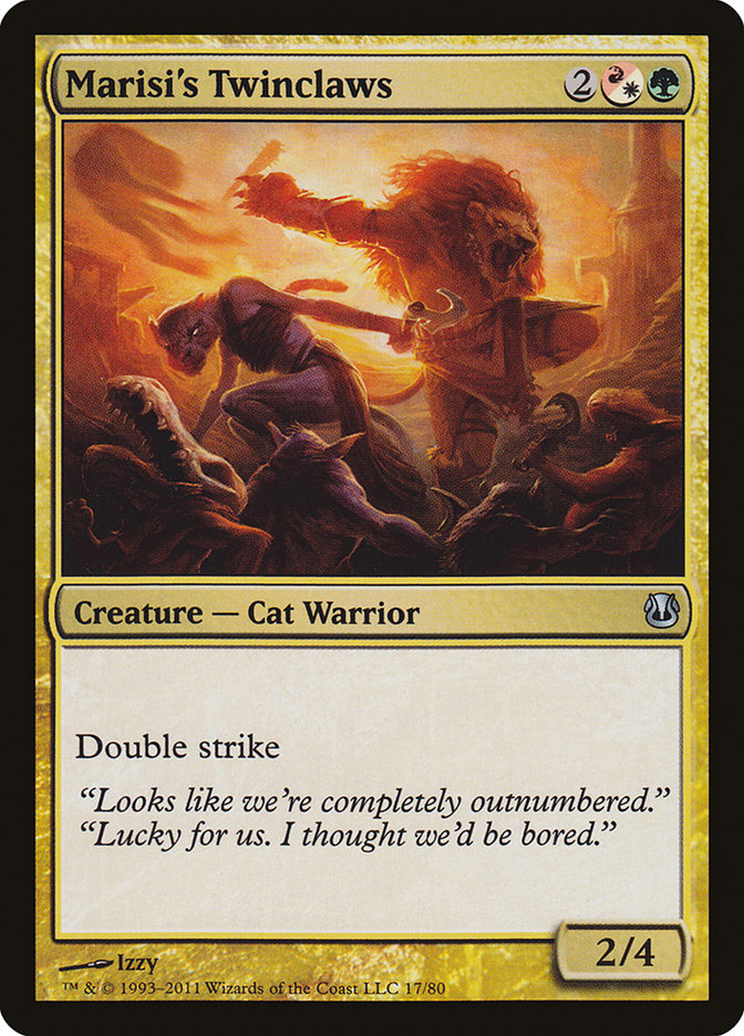 Marisi's Twinclaws [Duel Decks: Ajani vs. Nicol Bolas] Magic: The Gathering