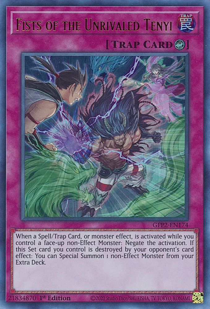Fists of the Unrivaled Tenyi [GFP2-EN174] Ultra Rare - Yugioh Cards For Your TCG Needs!