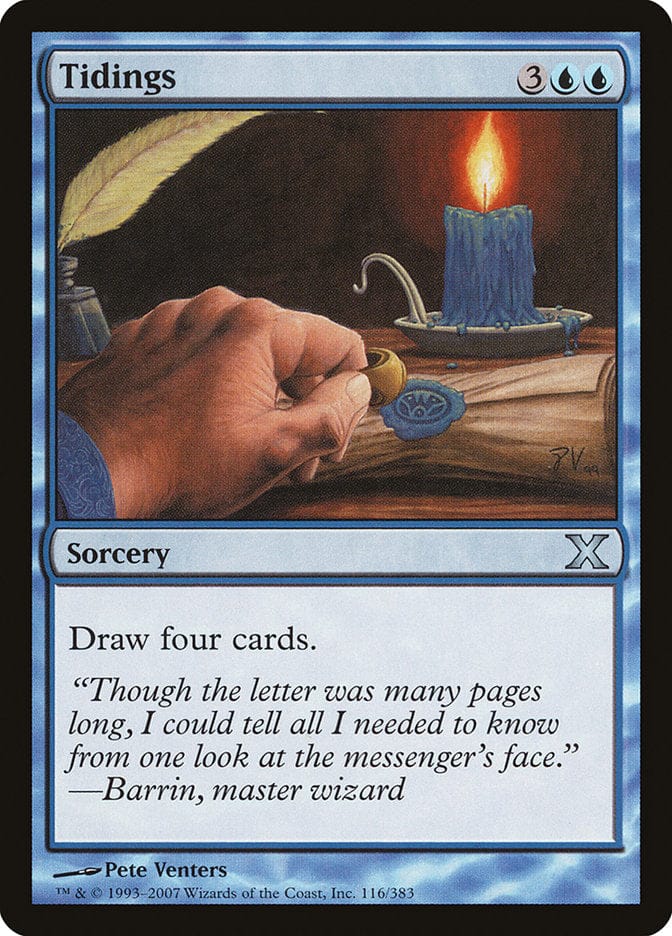 Tidings [Tenth Edition] Magic: The Gathering
