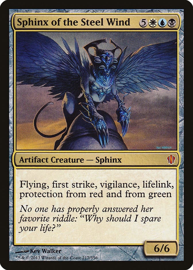 Sphinx of the Steel Wind [Commander 2013] Magic: The Gathering