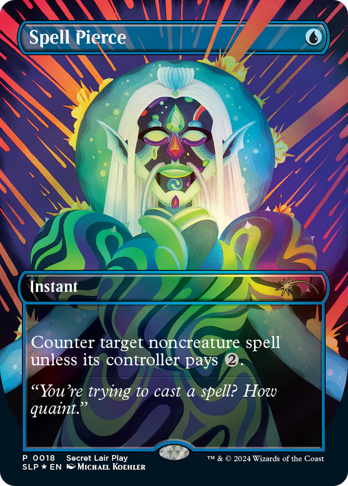 Spell Pierce [Secret Lair Showdown] Magic: The Gathering