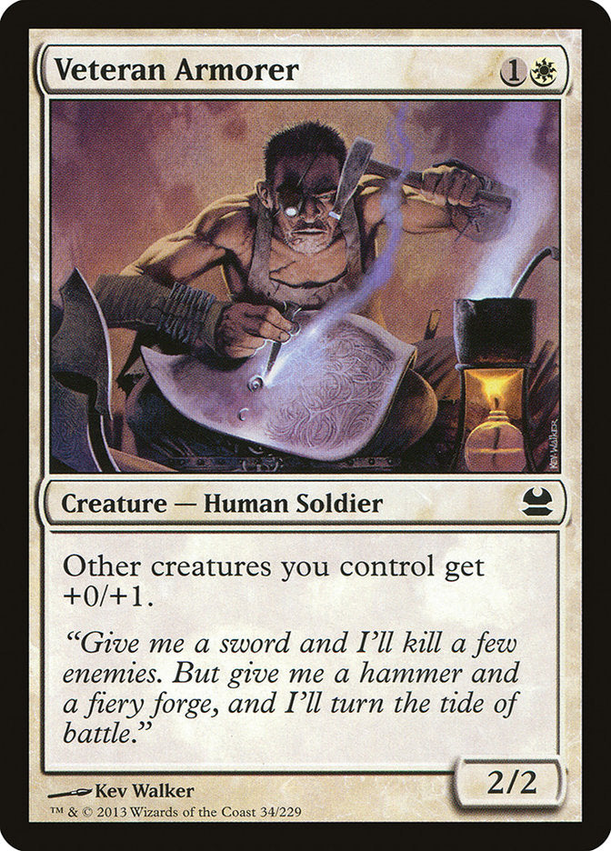 Veteran Armorer [Modern Masters] Magic: The Gathering