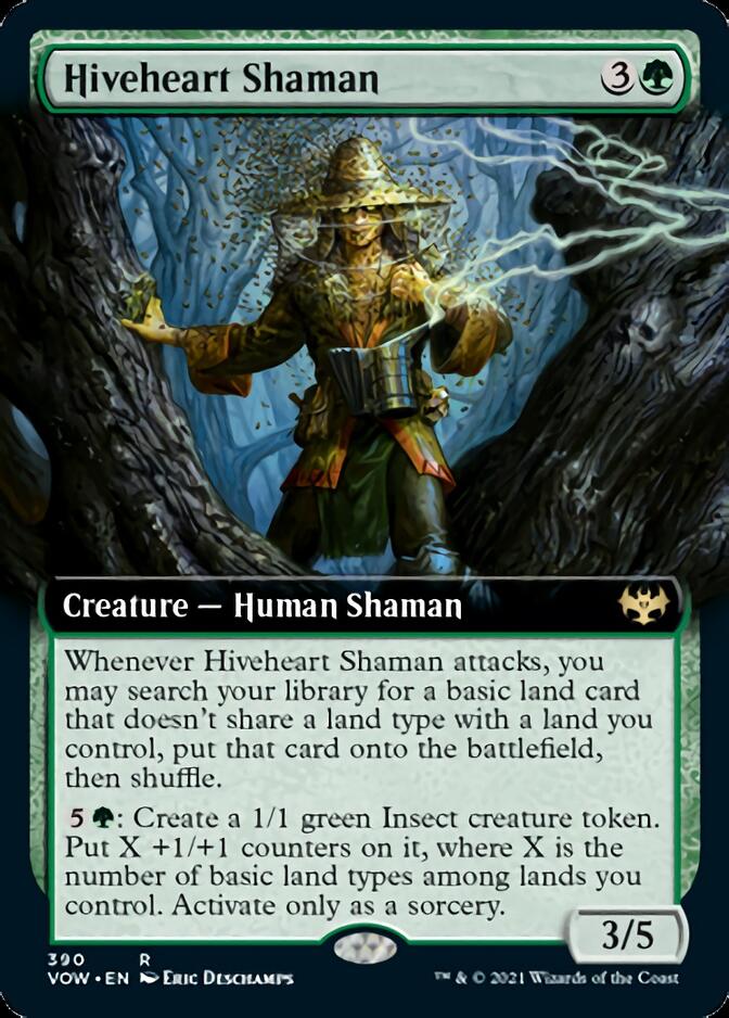 Hiveheart Shaman (Extended Art) [Innistrad: Crimson Vow] Magic: The Gathering