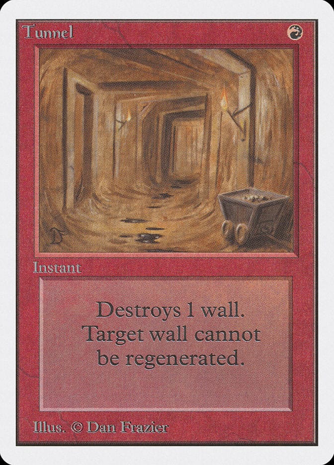 Tunnel [Unlimited Edition] Magic: The Gathering