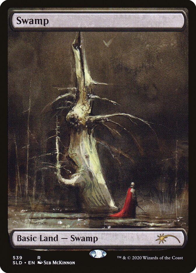 Swamp (539) (Seb Mckinnon) [Secret Lair Drop Series] Magic: The Gathering