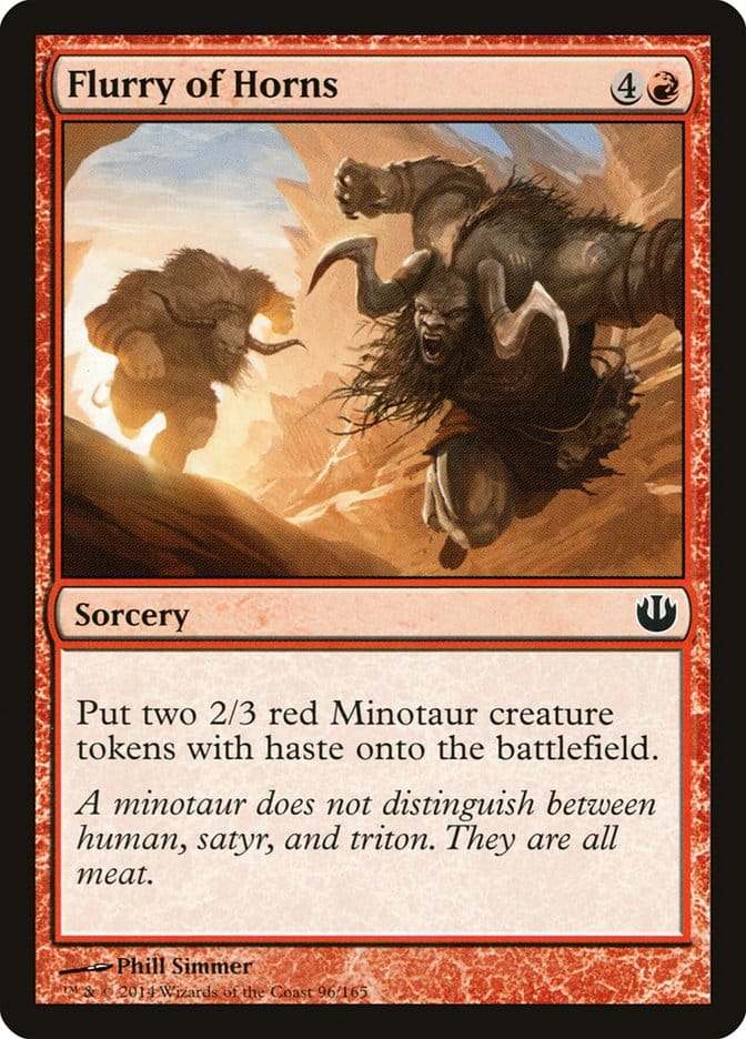 Flurry of Horns [Journey into Nyx] Magic: The Gathering