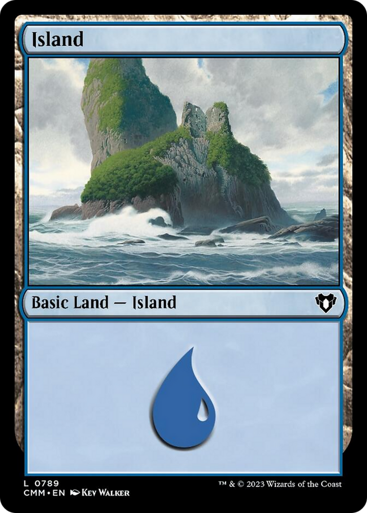 Island (789) [Commander Masters] Magic: The Gathering