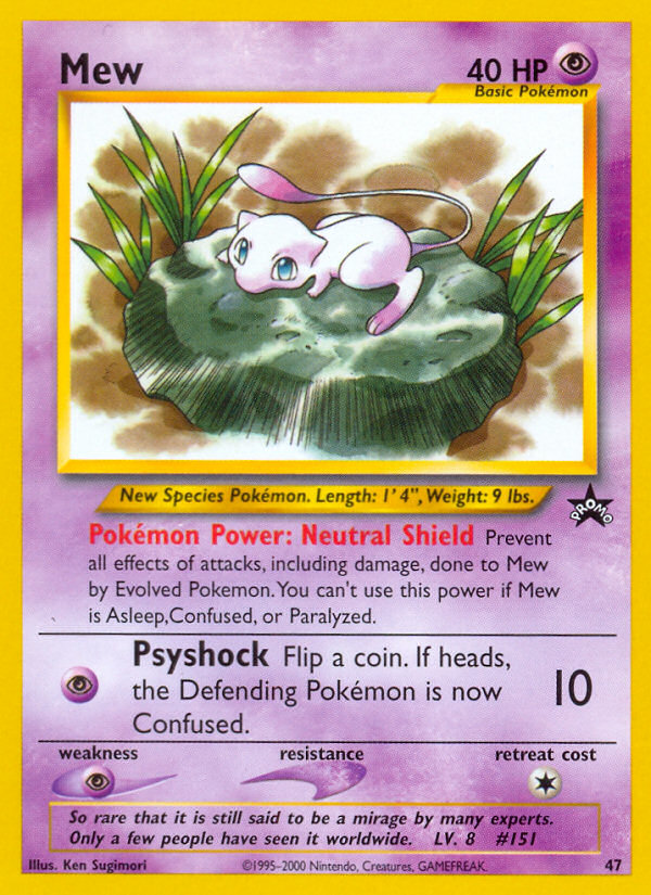 Mew (47) [Wizards of the Coast: Black Star Promos] Pokémon