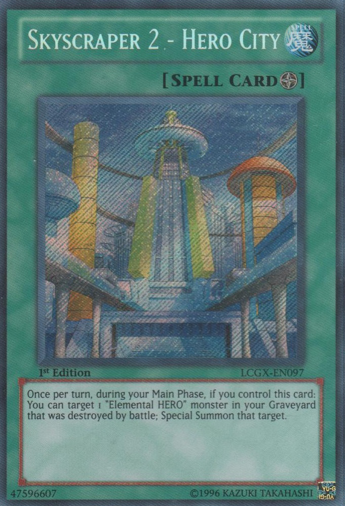 Skyscraper 2 - Hero City [LCGX-EN097] Secret Rare - Yugioh Cards For Your TCG Needs!