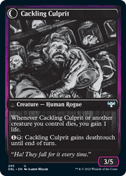 Panicked Bystander // Cackling Culprit [Innistrad: Double Feature] Magic: The Gathering