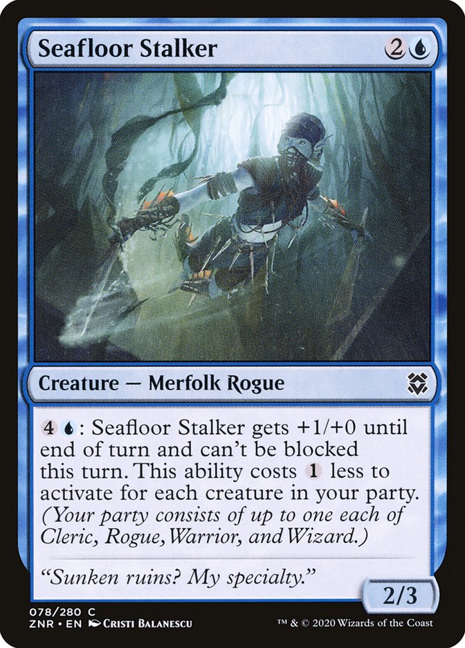 Seafloor Stalker [Zendikar Rising] Magic: The Gathering
