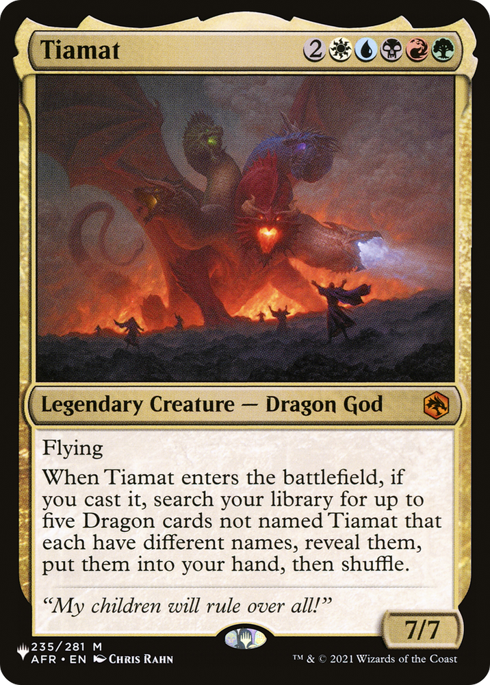 Tiamat [The List] Magic: The Gathering