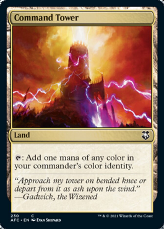 Command Tower [Dungeons & Dragons: Adventures in the Forgotten Realms Commander] Magic: The Gathering