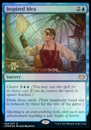 Inspired Idea [Innistrad: Crimson Vow Prerelease Promos] Magic: The Gathering