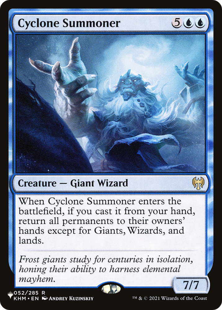 Cyclone Summoner [The List] Magic: The Gathering