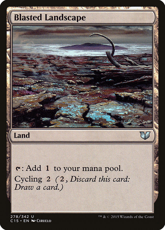 Blasted Landscape [Commander 2015] Magic: The Gathering