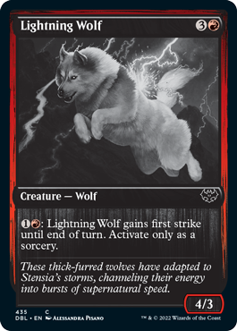 Lightning Wolf [Innistrad: Double Feature] Magic: The Gathering