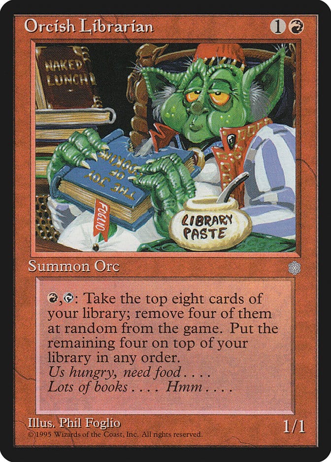 Orcish Librarian [Ice Age] Magic: The Gathering