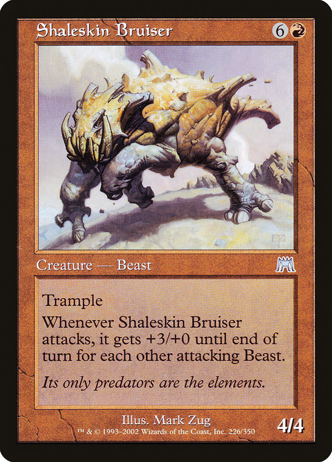 Shaleskin Bruiser [Onslaught] Magic: The Gathering