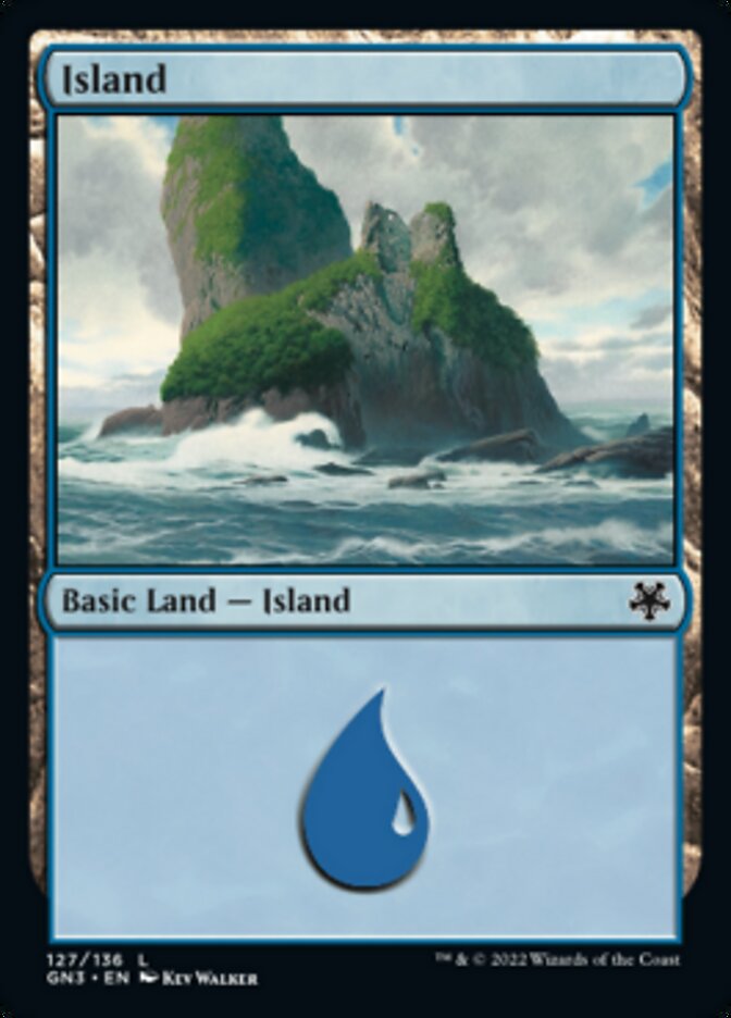 Island (127) [Game Night: Free-for-All] Magic: The Gathering