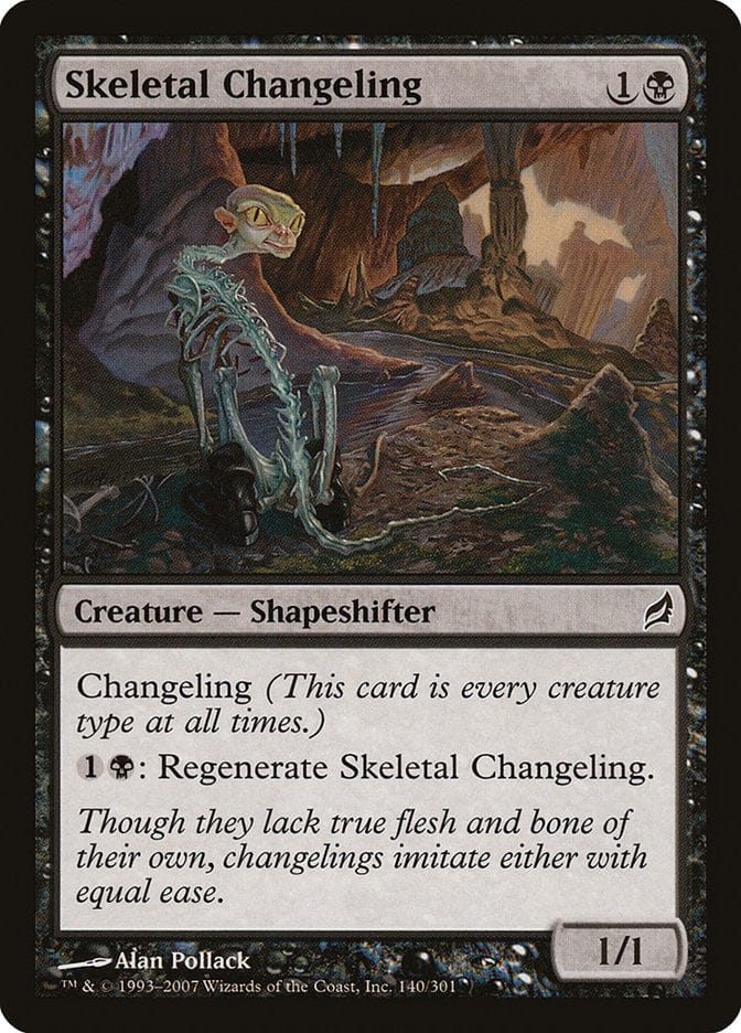 Skeletal Changeling [Lorwyn] Magic: The Gathering