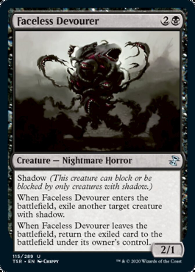 Faceless Devourer [Time Spiral Remastered] Magic: The Gathering