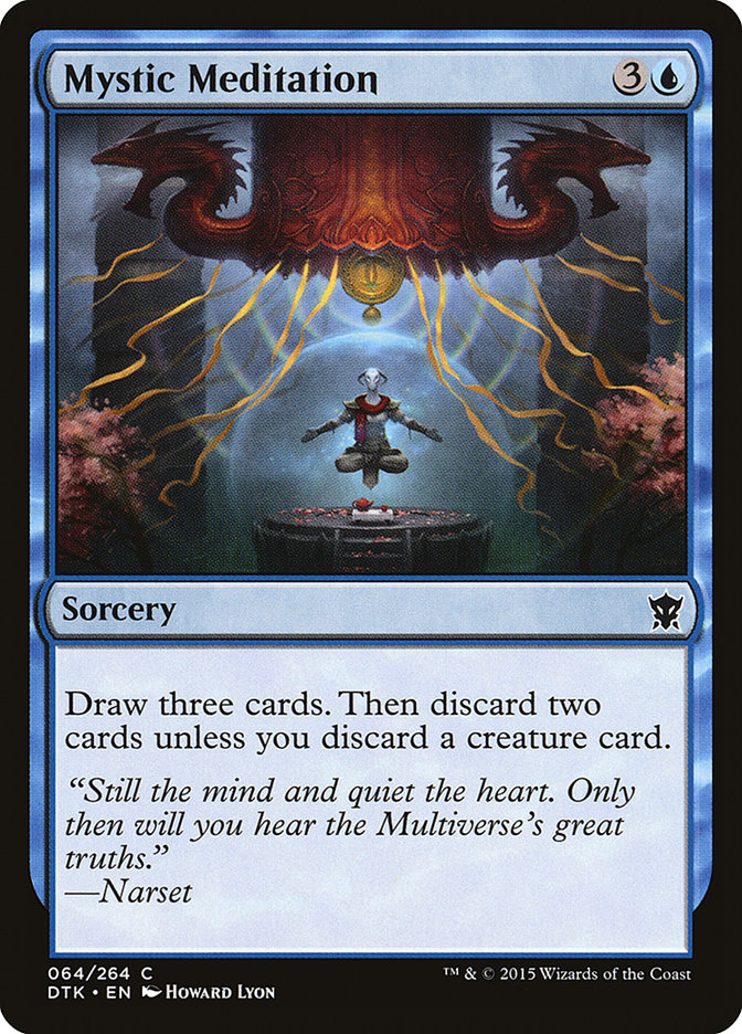 Mystic Meditation [Dragons of Tarkir] Magic: The Gathering