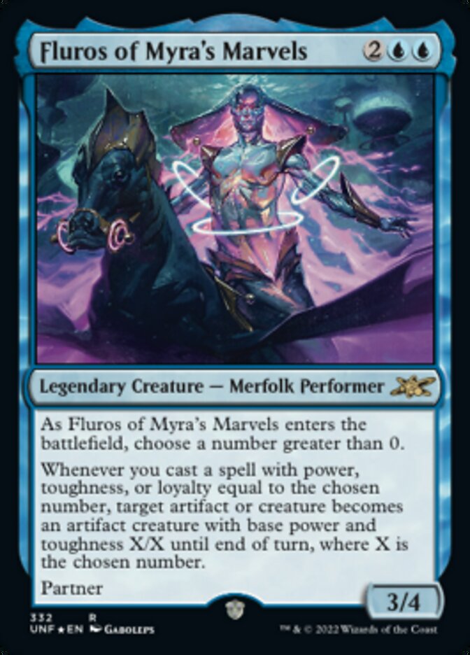 Fluros of Myra's Marvels (Galaxy Foil) [Unfinity] Magic: The Gathering