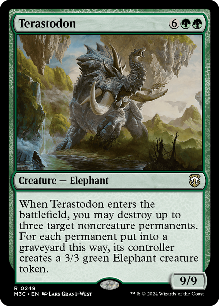 Terastodon (Ripple Foil) [Modern Horizons 3 Commander] Magic: The Gathering