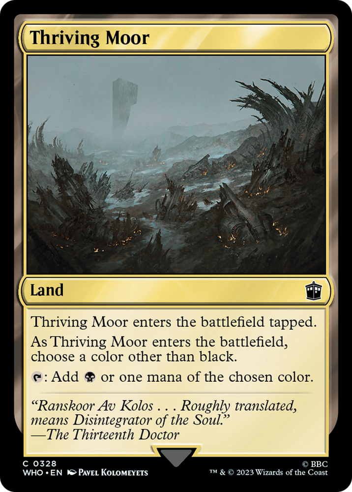 Thriving Moor [Doctor Who] Magic: The Gathering