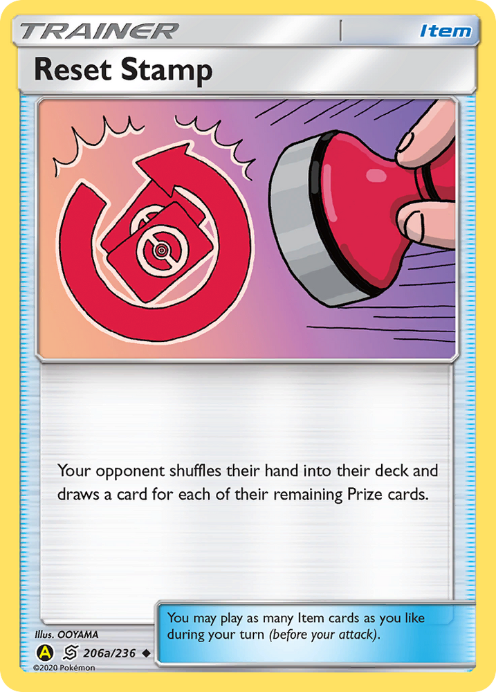 Reset Stamp (206a/236) [Alternate Art Promos] Pokémon