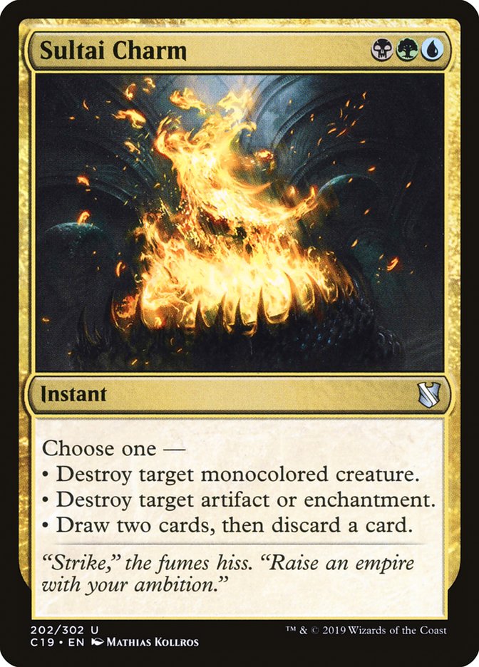 Sultai Charm [Commander 2019] Magic: The Gathering