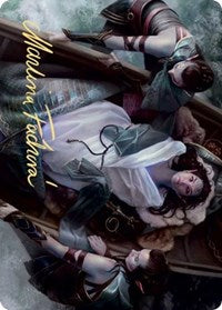 Return Upon the Tide Art Card (Gold-Stamped Signature) [Kaldheim Art Series] Magic: The Gathering
