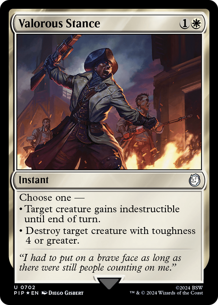 Valorous Stance (Surge Foil) [Fallout] Magic: The Gathering