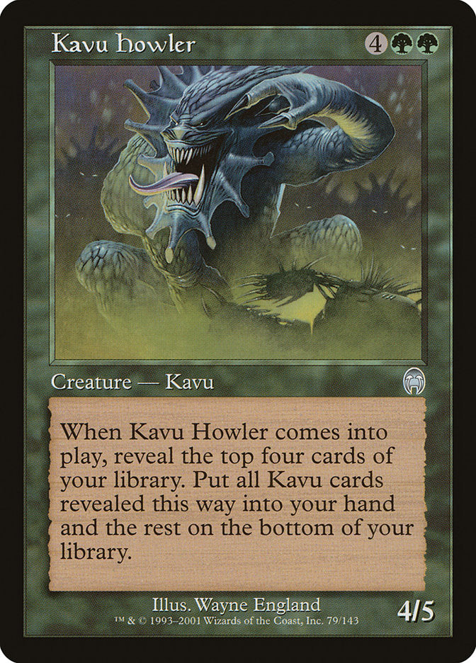 Kavu Howler [Apocalypse] Magic: The Gathering