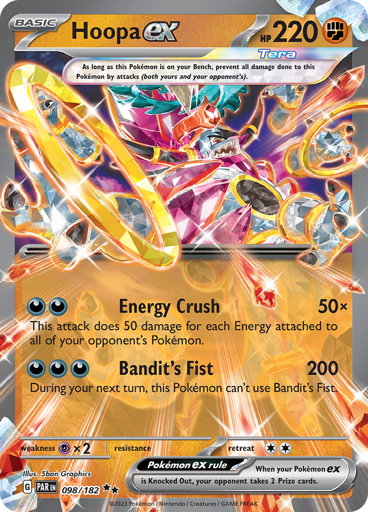 Hoopa ex (098/182) [Scarlet & Violet: Paradox Rift] Pokémon
