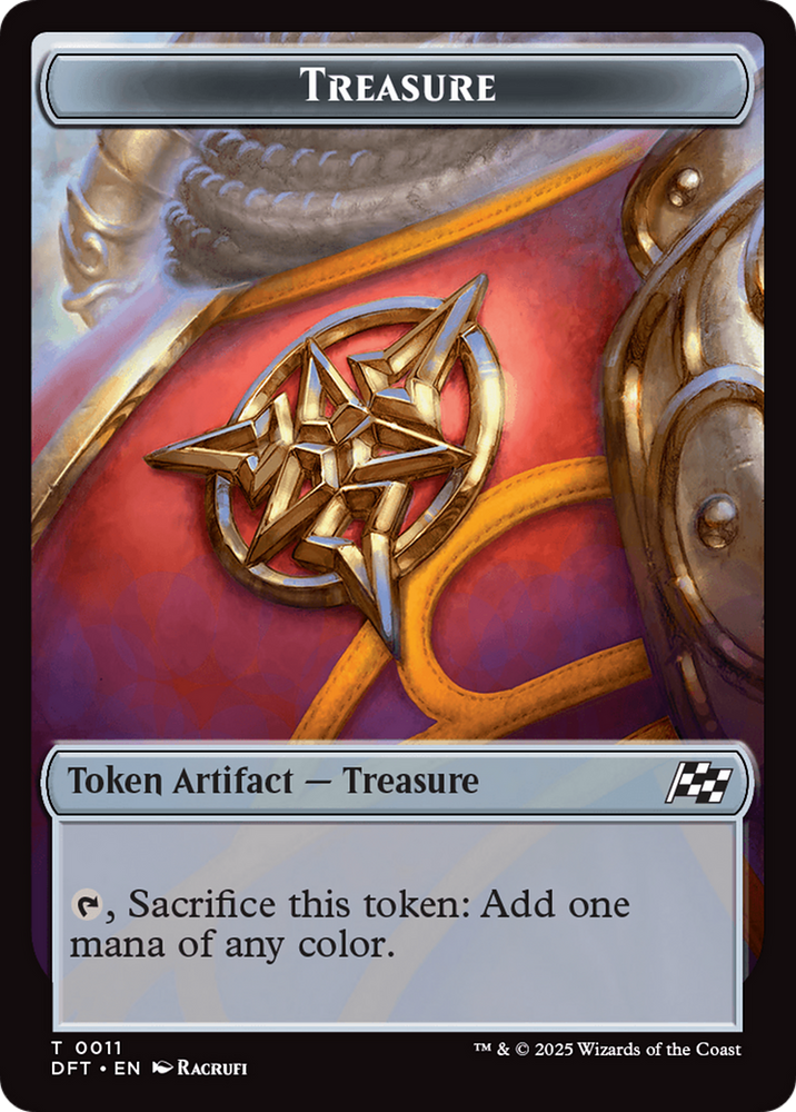 Thopter (0009) // Treasure Double-Sided Token [Aetherdrift Tokens] Magic: The Gathering