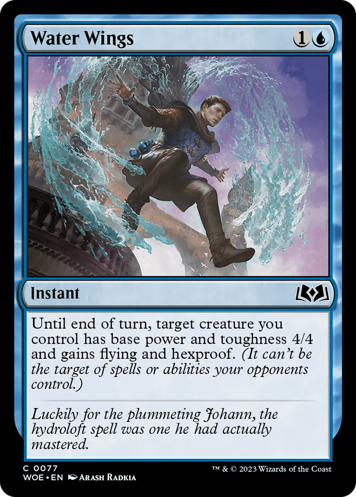 Water Wings [Wilds of Eldraine] Magic: The Gathering