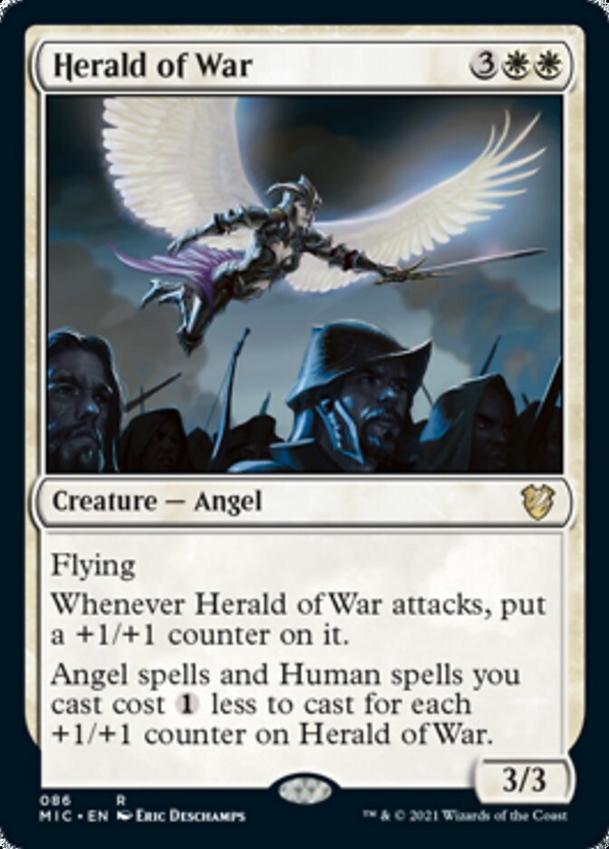 Herald of War [Innistrad: Midnight Hunt Commander] Magic: The Gathering