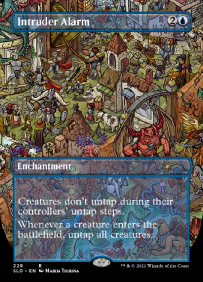 Intruder Alarm (Borderless) [Secret Lair Drop Series] Magic: The Gathering