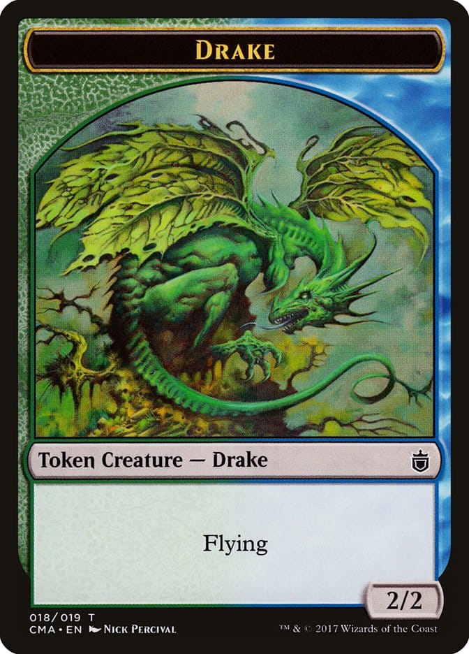 Drake Token [Commander Anthology Tokens] Magic: The Gathering