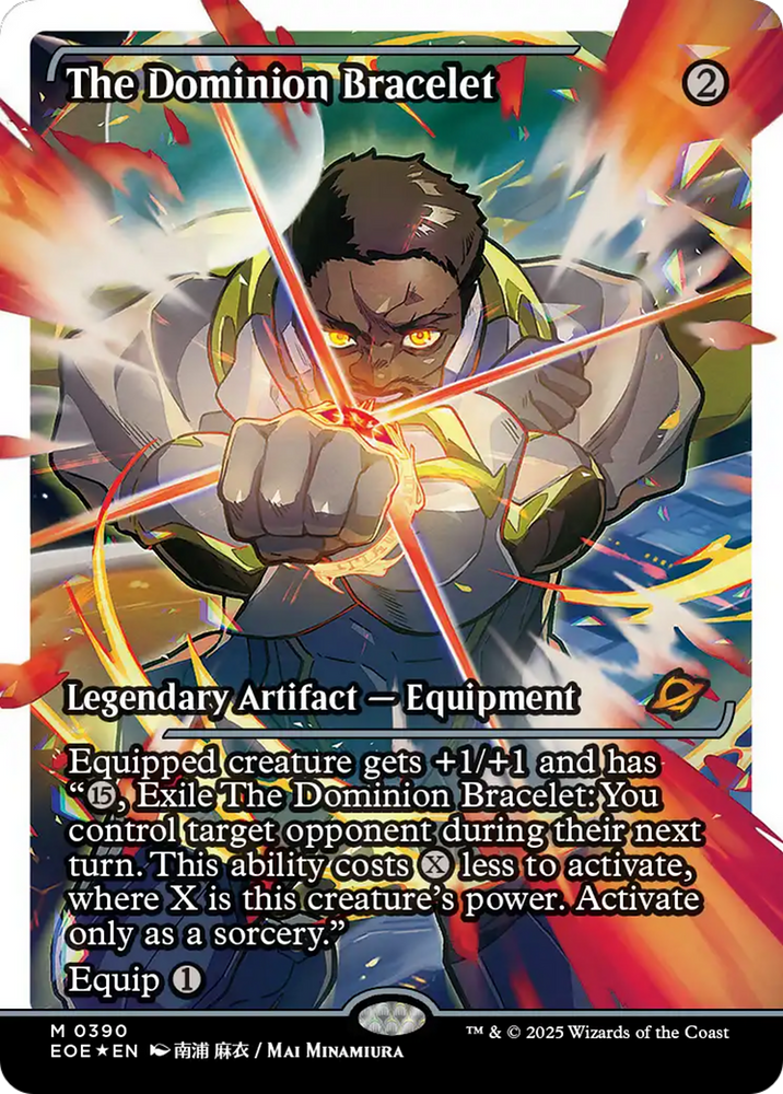 The Dominion Bracelet (Showcase) (Fracture Foil) [Edge of Eternities] Magic: The Gathering
